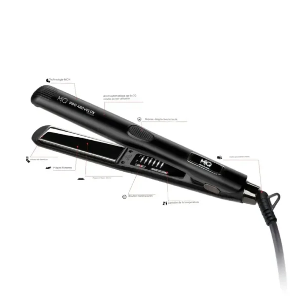 MQ Professional Hair Straightener Pro 480 Velox – Fast, Smooth, and Safe Alisamento becool maroc