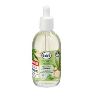Balea Natural Beauty Rich Care Oil 100ml – Organic Hemp & Rose Extract for face and body becool maroc