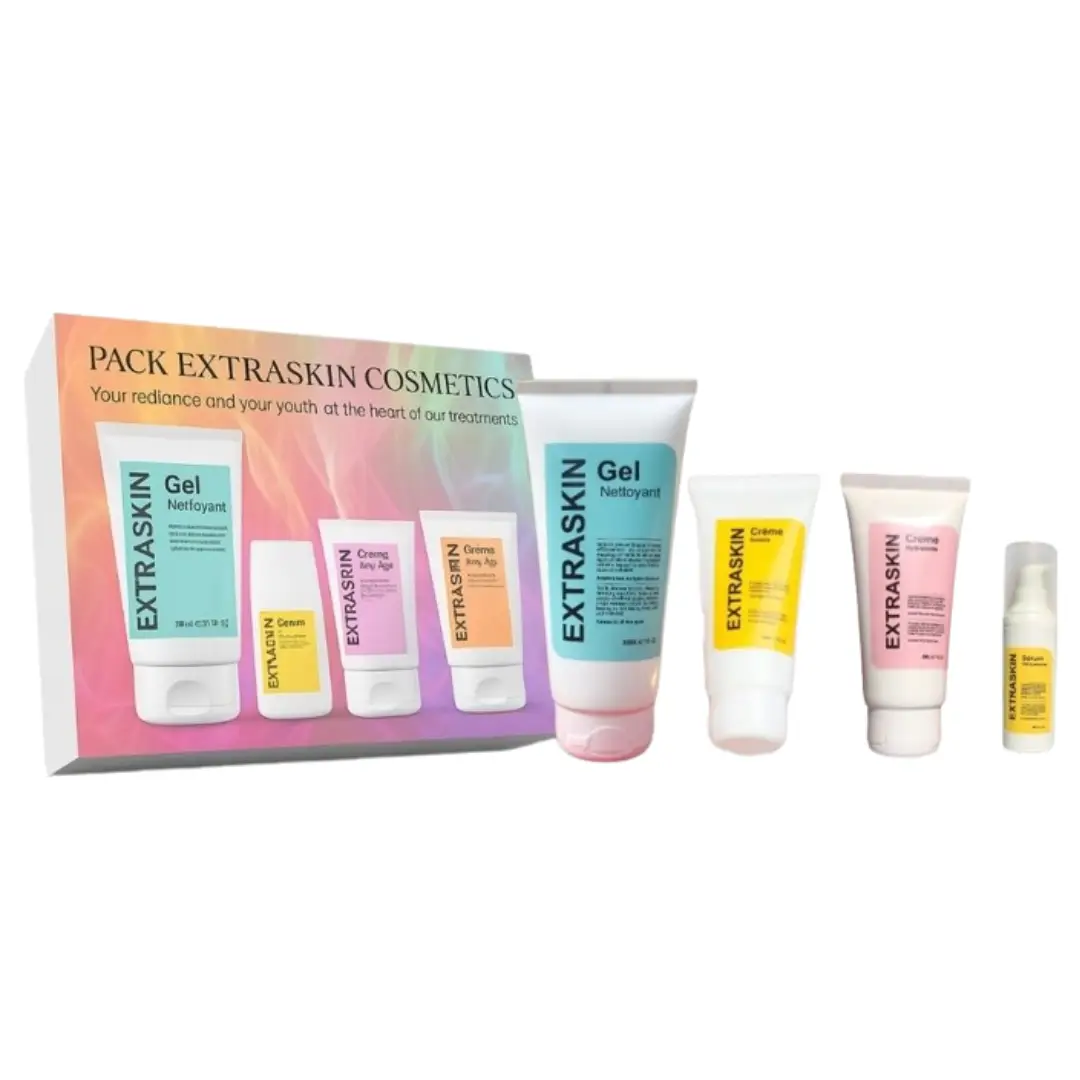 EXTRASKIN Cosmetics Pack – Complete Brightening & Hydrating Skincare Routine becool maroc