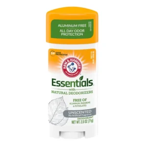 Arm & Hammer Essentials Unscented Solid Deodorant 71g becool maroc