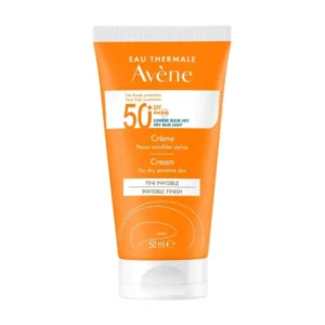 Avène Crème Solaire SPF 50+ 50ml Peaux Sensibles & Sèches becool maroc