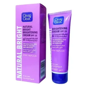 Clean & Clear Natural Bright Brightening Cream SPF15 50ml becool maroc