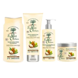 Le Petit Olivier Nutrition Hair Care – Olive, Shea & Argan Oils for Dry and Damaged Hair becool maroc