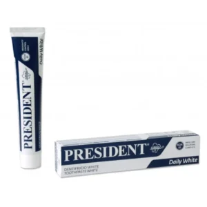President Daily White Whitening Toothpaste 75ml becool maroc
