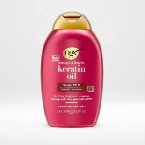 OGX Strength & Length Keratin Oil Shampoo 385ml becool maroc