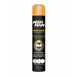 Nish Man Shaver Cleaner Spray 5-in-1 400ml – Clean, Disinfect, Lubricate & Protect Clippers and Trimmers becool maroc