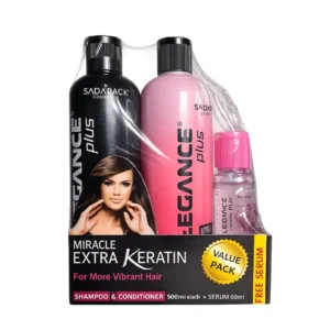 Elegance Plus Miracle Extra Keratin Hair Care Set maroc becool