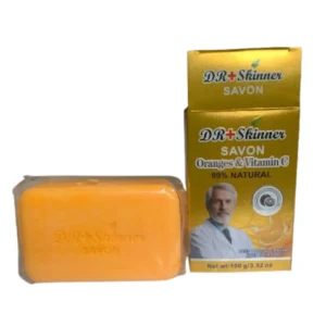 DR+ Skinner Orange & Vitamin C Soap with Hyaluronic Acid 100g becool maroc