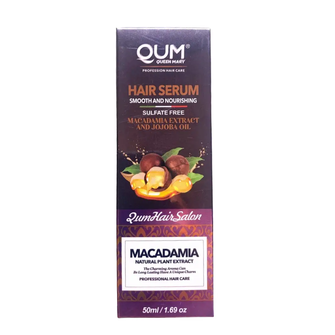 QUM Queen Mary Macadamia Hair Serum 50ml becool maroc