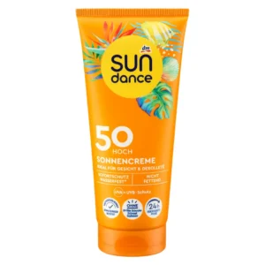 SUNDANCE Sunscreen SPF 50 100ml Vegan Moisturizing Face and Body Sun Protection becool maroc