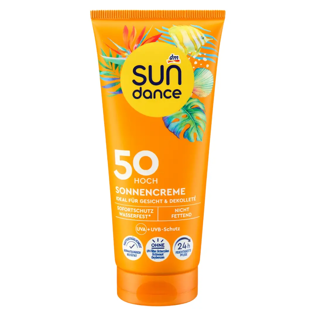 SUNDANCE Sunscreen SPF 50 100ml Vegan Moisturizing Face and Body Sun Protection becool maroc