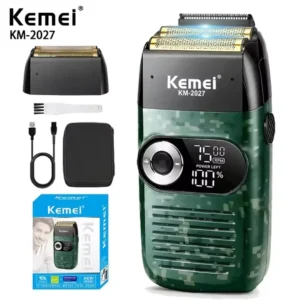 Kemei KM-2027 Men's Electric Shaver & Beard Trimmer becool maroc