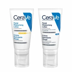 CeraVe AM SPF 50 + PM Facial Moisturizing Lotion Duo 52ml Each