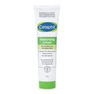 Cetaphil Moisturizing Cream 100g – Dry & Sensitive Skin Hydration becool maroc